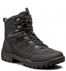 Buty trekkingowe wysokie ECCO czarne męskie 