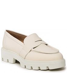 Półbuty wsuwane Badura beżowe damskie 