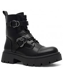 Botki na koturnie Jenny Fairy czarne 