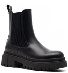 Botki na koturnie Jenny Fairy czarne 