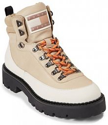 Trzewiki Tommy Jeans beżowe męskie 