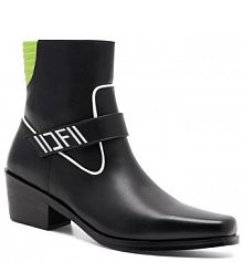 Botki na słupku Jenny Fairy czarne 