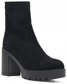 Botki na koturnie DeeZee czarne 