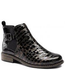 Sztyblety Rieker czarne damskie 