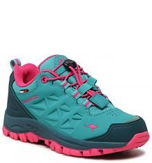 Buty trekkingowe KangaRoos zielone dziecięce 