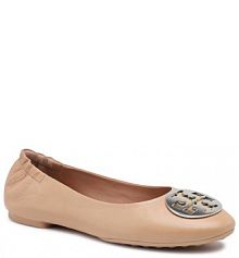 Czółenka Tory Burch beżowe 