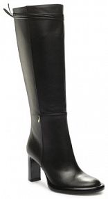 Kozaki na obcasie Patrizia Pepe czarne 