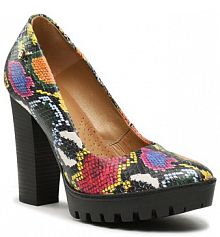 Półbuty wsuwane Maciejka kolorowy damskie 