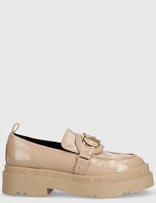 Mokasyny Liu Jo  beżowe damskie SF3039EX196S1644