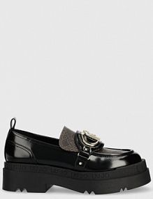 Mokasyny Liu Jo  czarne damskie SF3039EX219S1033