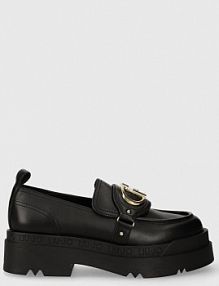 Mokasyny Liu Jo  czarne damskie SF3039P010222222