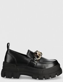 Mokasyny Buffalo  czarne damskie 1622093.blk