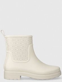 Kalosze Calvin Klein  beżowe damskie HW0HW01695