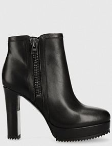 Botki na słupku DKNY  czarne K2304397.BLK