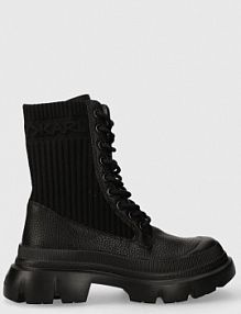 Workery Karl Lagerfeld  czarne damskie KL43573.400