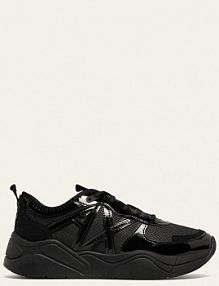 Sneakersy Armani Exchange  czarne damskie XDX039.XV311