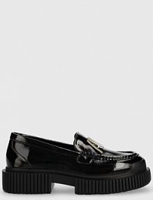 Mokasyny Armani Exchange  czarne damskie XDA002.XV741.K001