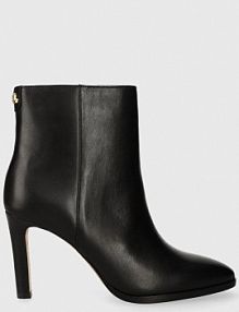 Botki na szpilce Lauren Ralph Lauren  czarne 802908332001.001