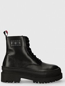 Trapery Tommy Jeans  czarne męskie EM0EM01249