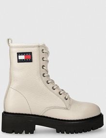 Workery Tommy Jeans  beżowe damskie EN0EN02317