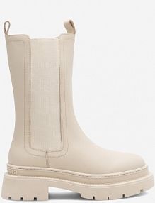 Botki na obcasie gino rossi beżowe 222FW106