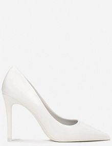 Białe Klasyczne Szpilki ze Szpiczastym Noskiem Rtivime Renee