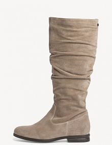 Kozaki Tamaris beżowe damskie