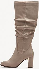 Kozaki Tamaris beżowe damskie