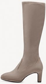 Kozaki Tamaris beżowe damskie