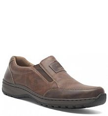 Półbuty wsuwane Rieker brązowe męskie 