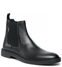 Sztyblety BOSS czarne męskie 