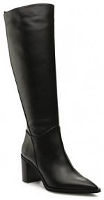 Kozaki na obcasie Baldowski czarne 