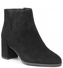 Botki na słupku Clarks czarne 