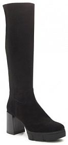 Kozaki na obcasie Unisa czarne 