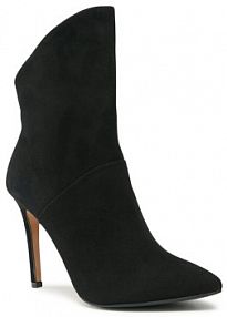 Botki na szpilce R.Polański czarne 