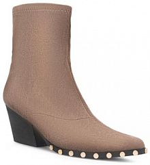 Botki na słupku Jenny Fairy beżowe 