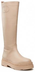 Kozaki Liu Jo beżowe damskie 