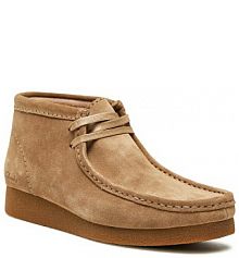 Botki Clarks beżowe damskie 