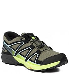 Buty trekkingowe Salomon zielone dziecięce 