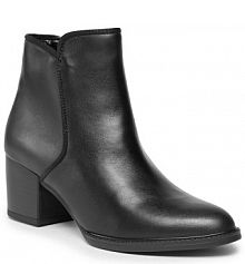 Botki na słupku Gabor czarne 