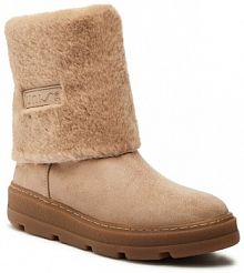 Botki Unisa beżowe damskie 