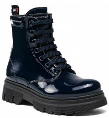 Kozaki Tommy Hilfiger niebieskie dziecięce 