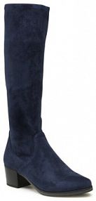 Kozaki Caprice niebieskie damskie 