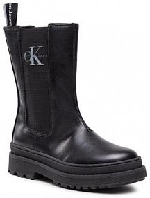 Kozaki Calvin Klein Jeans czarne dziecięce 