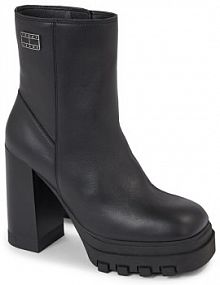 Botki Tommy Jeans czarne damskie 