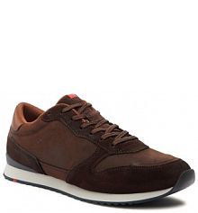 Sneakersy Lloyd brązowe męskie 