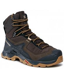 Buty trekkingowe wysokie Salomon brązowe męskie 