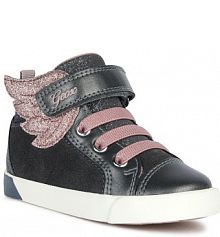 Buty na rzepy Geox szare dziecięce 