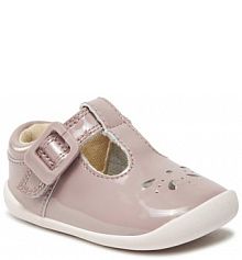 Buty na rzepy Clarks różowe dziecięce 