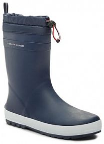 Kalosze Tommy Hilfiger niebieskie dziecięce 